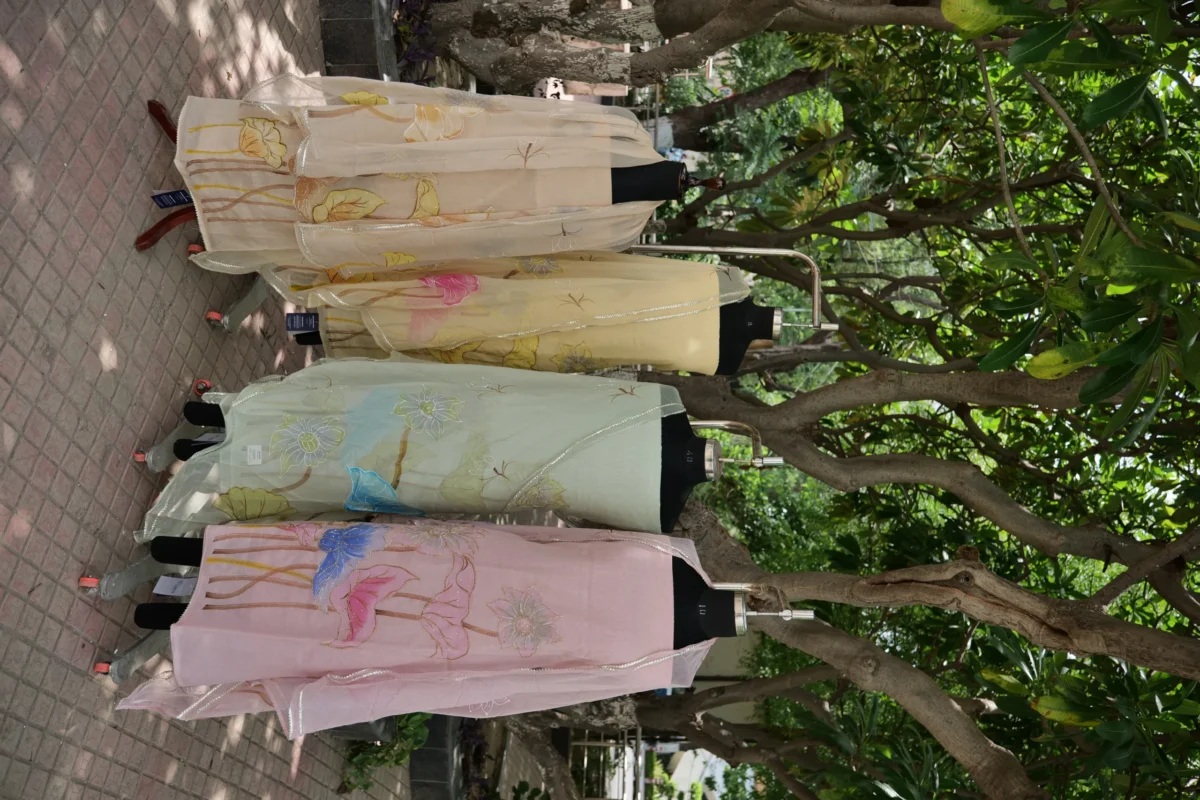Mal Chanderi Hand Brush Work Suits - Image 2