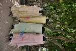 Mal Chanderi Hand Brush Work Suits - Image 2