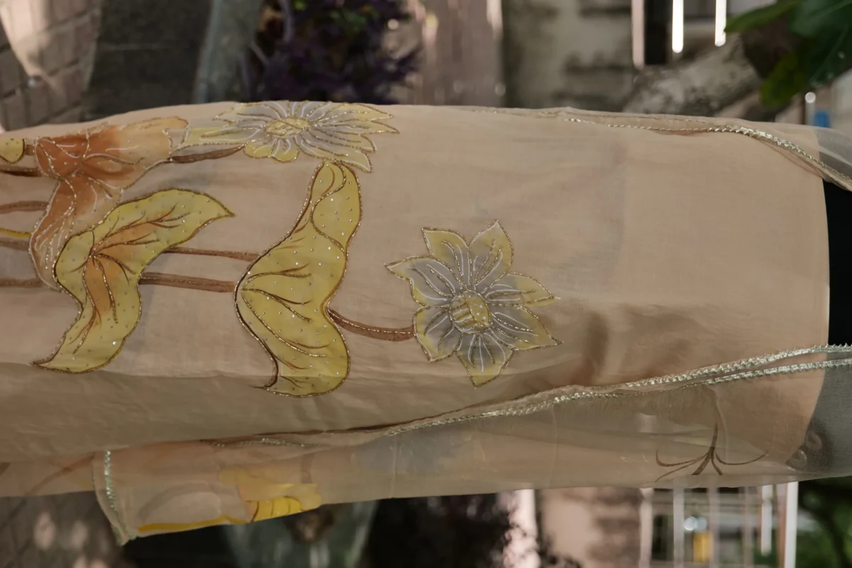 Mal Chanderi Hand Brush Work Suits - Image 6