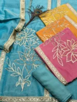 Shimmer Organza Gotta Patti Work