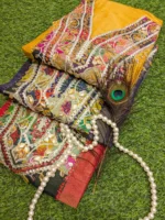 Shimmer with Neck Patch Gotta Patti - Image 3