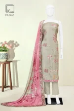 Pashmina Digital Print with Emb