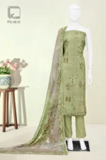 Pashmina Digital Print with Emb - Image 3